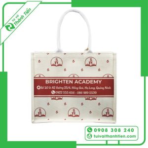 Túi Vải Linen Brighten Academy[[[:en]]]Brighten Academy Linen Tote Bag