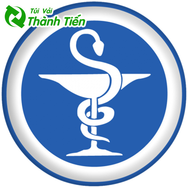 logo sở y tế biểu tượng cái chén Hygeia