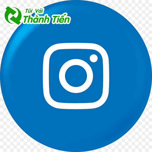 Logo instagram png màu xanh