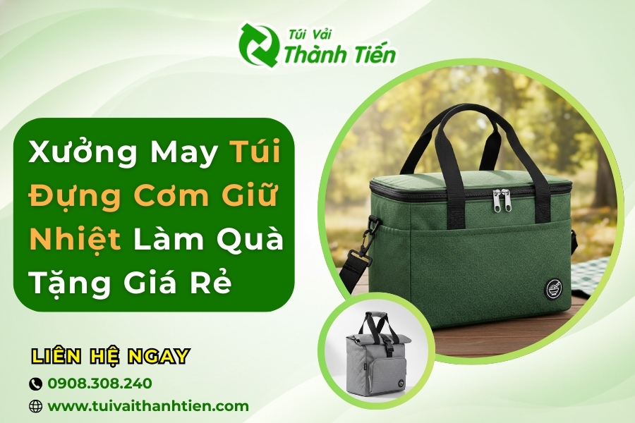 Xưởng may túi đựng cơm giữ nhiệt Thành Tiến
