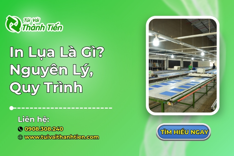 In Lụa Là Gì? Nguyên Lý, Quy Trình In Lụa Trong In Túi Vải Tại Xưởng