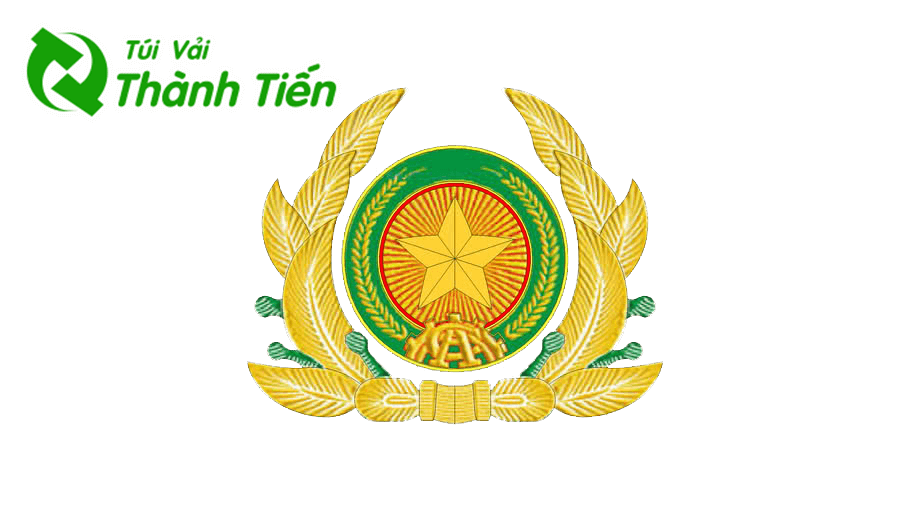 Mẫu logo công an không nền vector