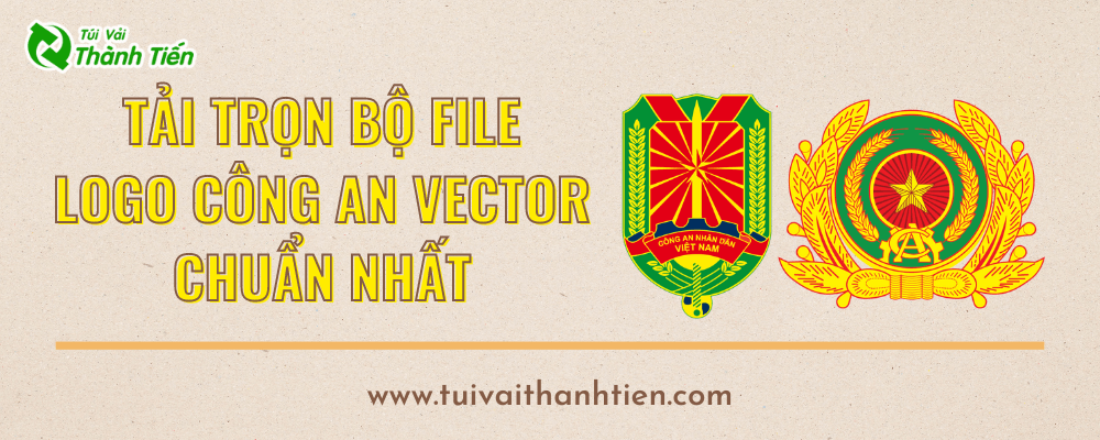 Tải trọn bộ logo huy hiệu công an vector