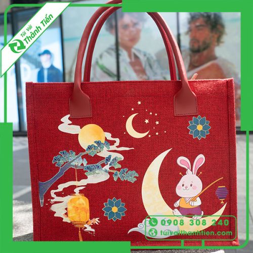 Túi Vải Linen Trung Thu