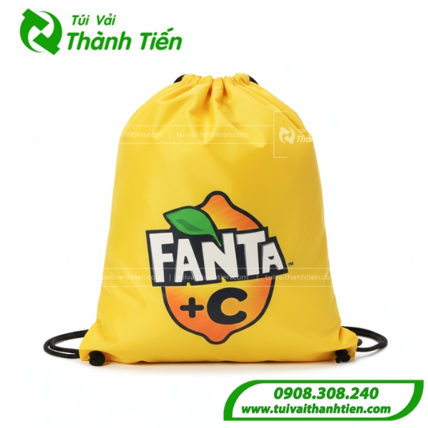 Mẫu túi vải dù dây rút