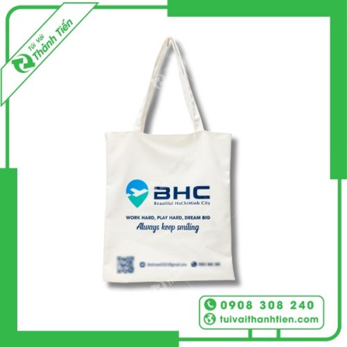 Túi Vải Canvas In Logo