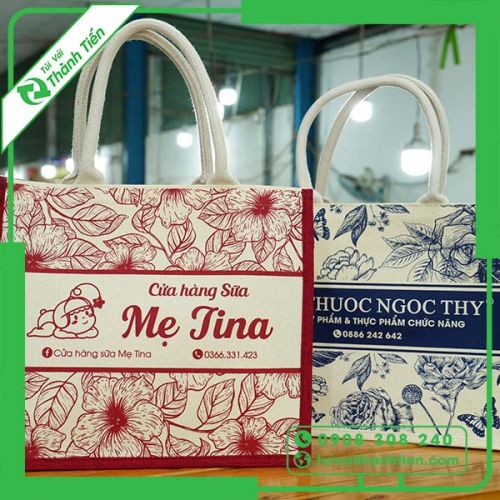 Túi Vải Đay In Logo