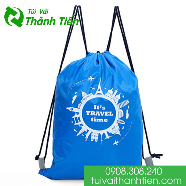 Mẫu túi vải dây rút du lịch