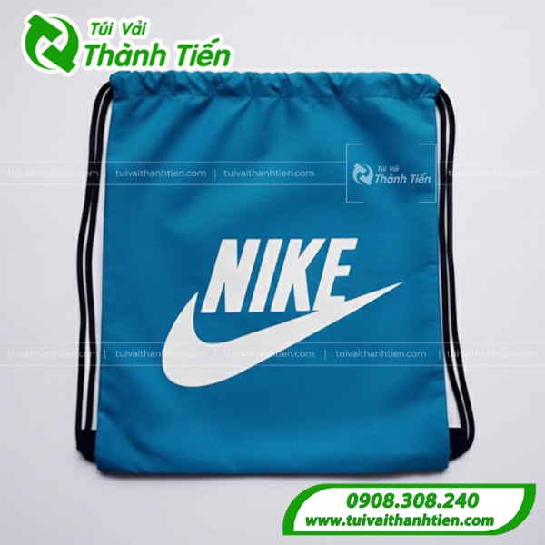 Túi vải dù dây rút đựng giày Nike