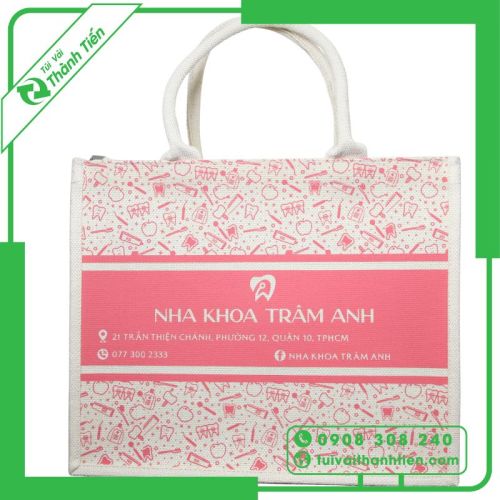 Túi Vải Linen Nha Khoa Trâm Anh