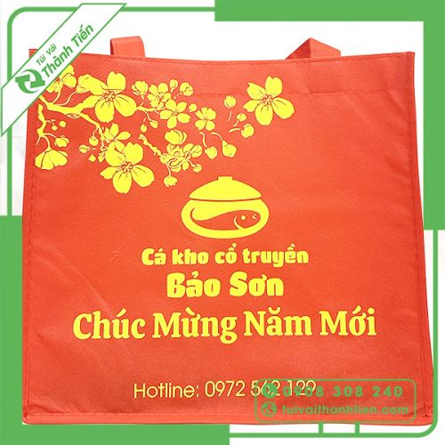 Túi Vải Không Dệt Đựng Quà Tết