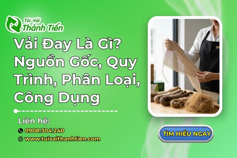 Vải Đay Là Gì? Nguồn Gốc, Quy Trình, Phân Loại, Công Dụng