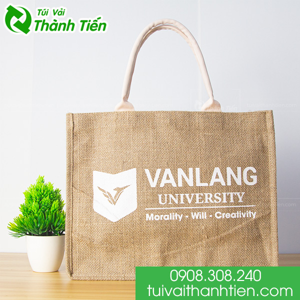 túi vải đay trường đại học văn lang