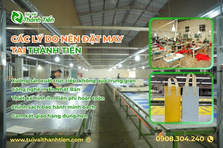 Lý do nên đặt túi giữ nhiệt trà sữa tại Túi Vải Thành Tiến