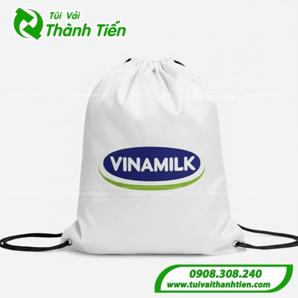 Mẫu túi vải dù in logo Vinamilk