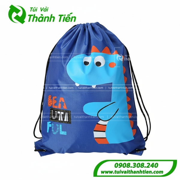 Mẫu túi xách nữ vải dù in hình dễ thương