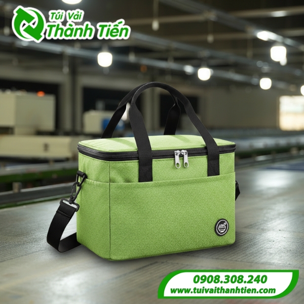 Mẫu túi đựng hộp cơm dạng ngang