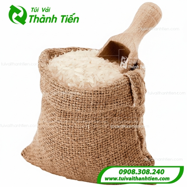 T&uacute;i vải đay đựng gạo