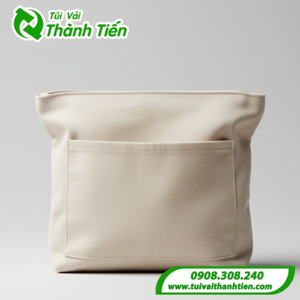 Mẫu túi vải đựng điện thoại có ngăn phụ