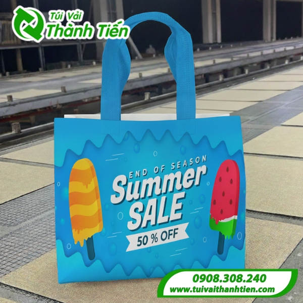 Mẫu túi đựng kem in hình theo yêu cầu 