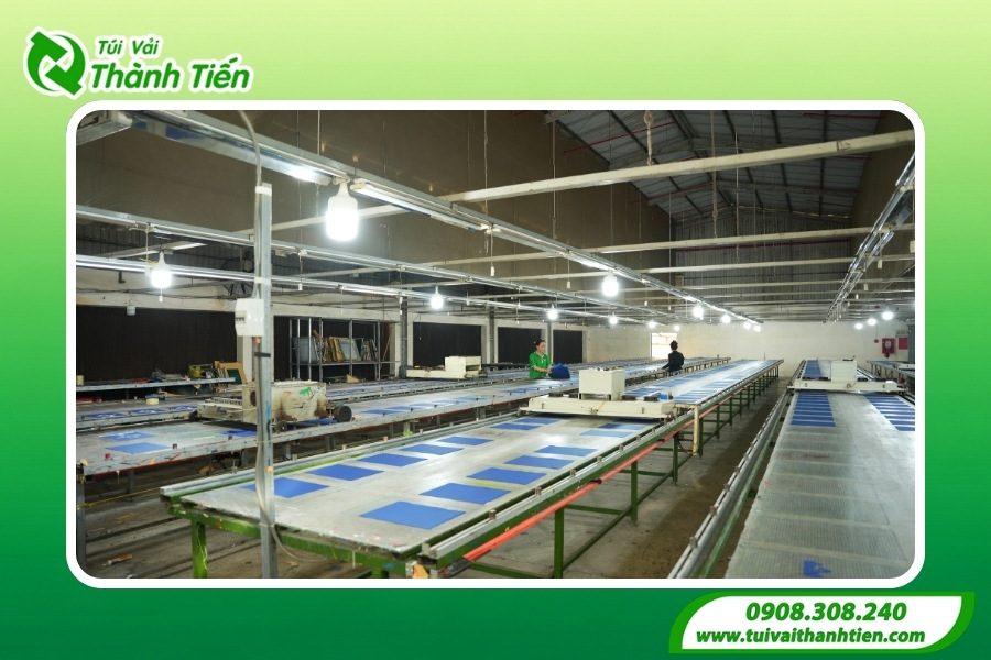 công nghệ in lụa túi vải