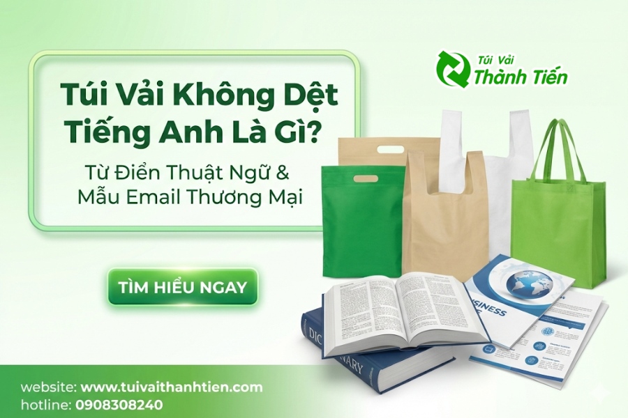 Túi Vải Không Dệt Tiếng Anh Là Gì? Từ Điển Thuật Ngữ Và Mẫu Email Thương Mại