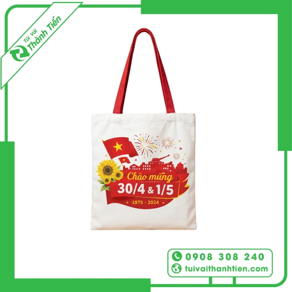 Túi Vải Canvas Quà Tặng 30/4 - 1/5