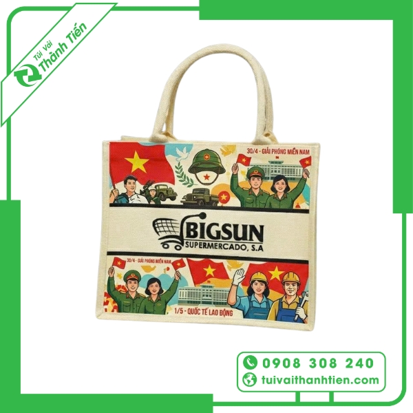 Túi vải linen quà tặng 304 15 5