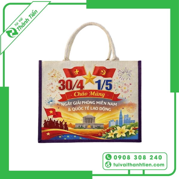 Túi vải linen quà tặng 304 15 6