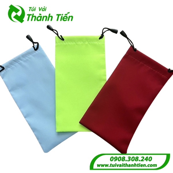 Màu sắc đa dạng của túi vải dù đựng kính