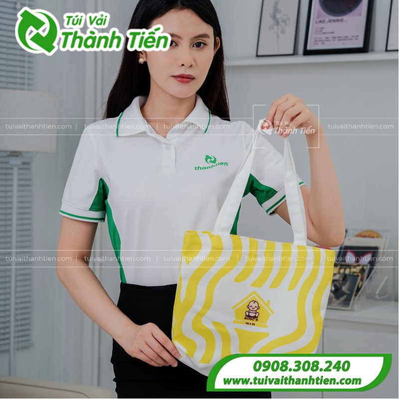 Túi Vải Canvas Cute Dễ Thương Thiết Kế Cho Doanh Nghiệp